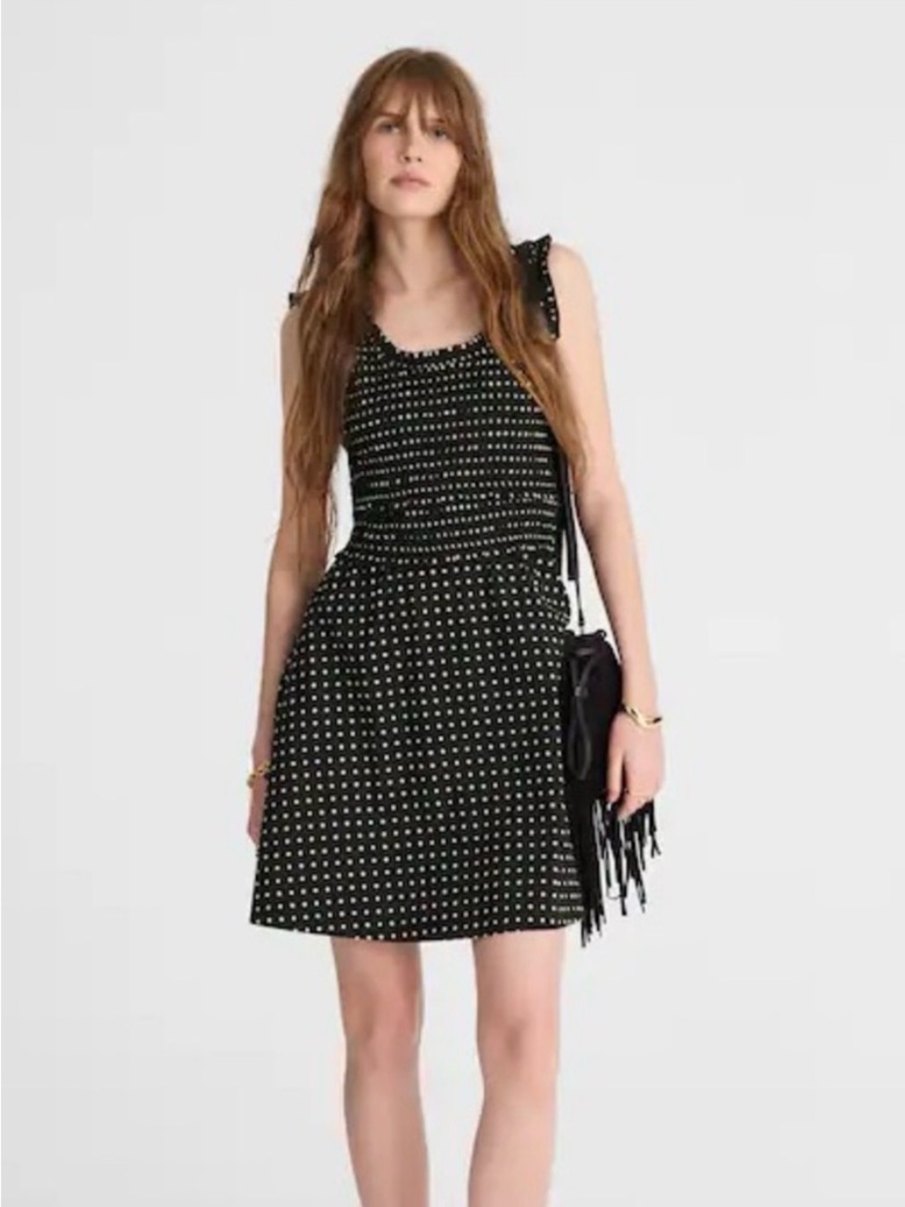 Madewell polka dot sleeveless Dress, new!